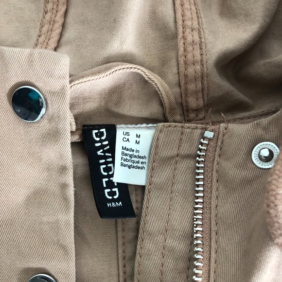 H&M Blush Utility Jacket - Picture 6 of 7